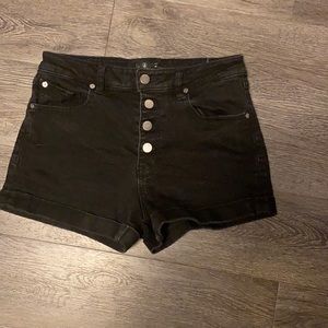 Volcom high waisted jean shorts 28